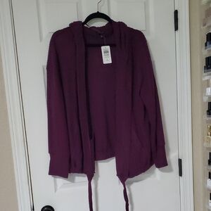 Torrid Deep Purple Cardigan Sweater